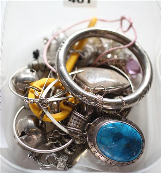 Mixed silver jewellery